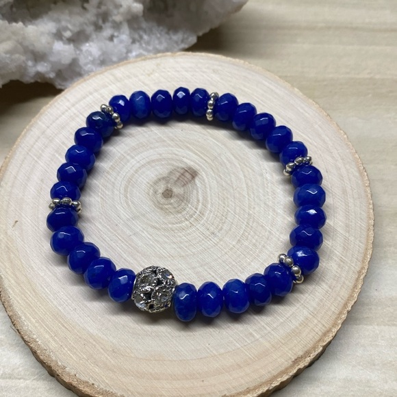 Sapphire Stretch Bracelet - Picture 1 of 2